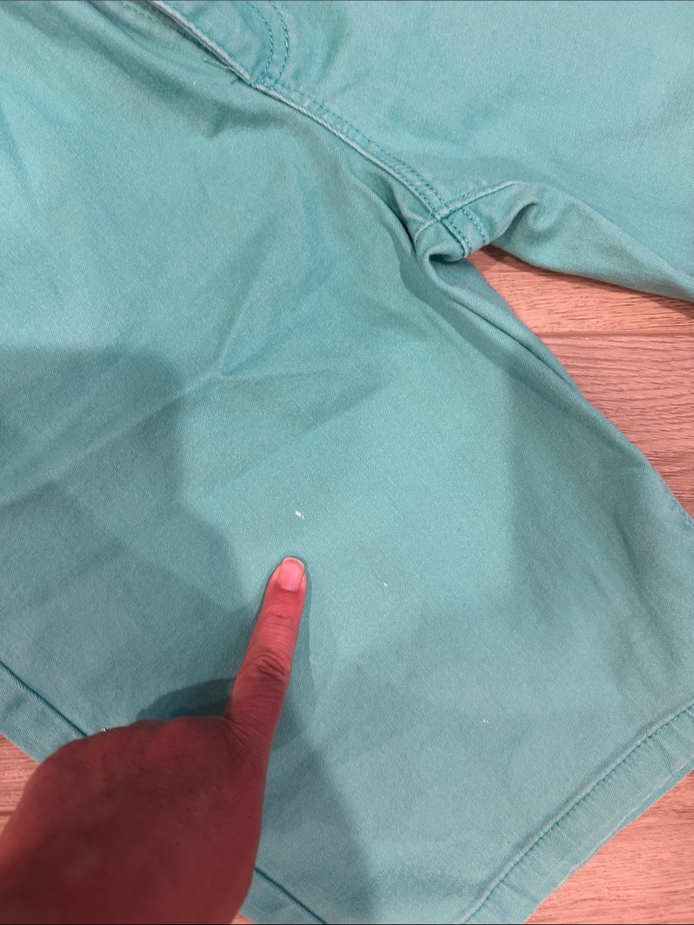 Riders by Lee Women's Turquoise Bermuda Shorts - Picture 5 of 6